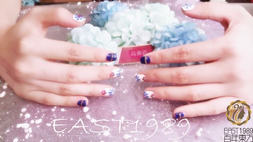  青花美甲怎么做？保定東方技工學(xué)校教你巧做美甲！